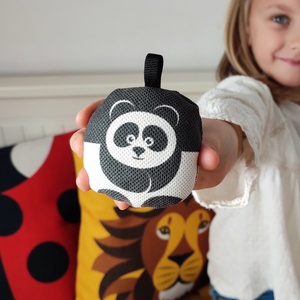 Textil kulcstartó  Panda, Táska & Tok, Kulcstartó & Táskadísz, Kulcstartó, Baba-és bábkészítés, Varrás, MESKA
