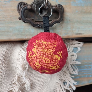 Textil kulcstartó  Sárkány - táska & tok - kulcstartó & táskadísz - kulcstartó - Meska.hu