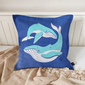 Párnahuzat � Bálna család - otthon & életmód - lakástextil - párna & párnahuzat - díszpárnahuzat - Meska.hu