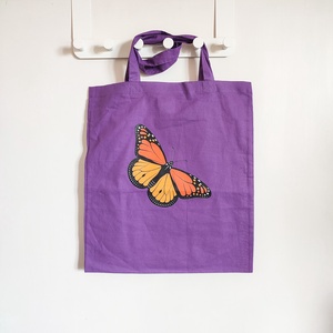 Vászontáska  Pilli, pompás királylepke, lepke, Táska & Tok, Bevásárlás & Shopper táska, Shopper, textiltáska, szatyor, Fotó, grafika, rajz, illusztráció, MESKA