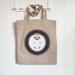 Vászontáska  Sünfiú, süni - táska & tok - bevásárlás & shopper táska - shopper, textiltáska, szatyor - Meska.hu
