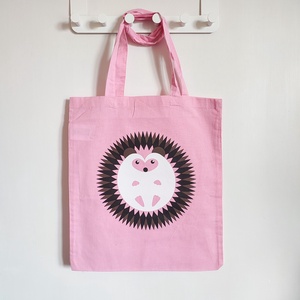 Vászontáska  Sünilány, süni - táska & tok - bevásárlás & shopper táska - shopper, textiltáska, szatyor - Meska.hu