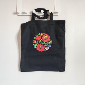 Vászontáska  Matyó tatyó - táska & tok - bevásárlás & shopper táska - shopper, textiltáska, szatyor - Meska.hu