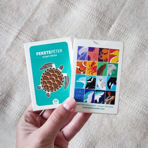 Fekete Péter kártya � Tengeri állatok - játék & sport - táblajáték és kártyajáték - kártya - Meska.hu