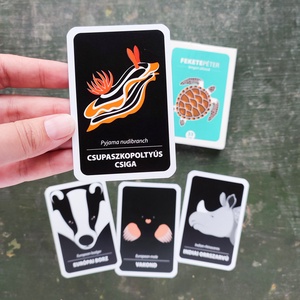 Fekete Péter kártya � Tengeri állatok - játék & sport - táblajáték és kártyajáték - kártya - Meska.hu