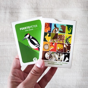 Fekete Péter kártya � Erdei állatok - játék & sport - táblajáték és kártyajáték - kártya - Meska.hu