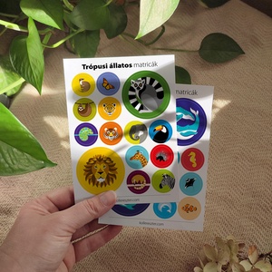 Matricaív (A6-os) � Trópusi állatos - kellékek & szerszámok - dekorációs kellékek - matricaív - Meska.hu