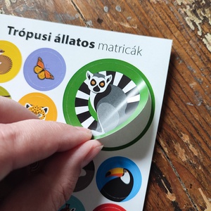 Matricaív (A6-os) � Trópusi állatos - kellékek & szerszámok - dekorációs kellékek - matricaív - Meska.hu