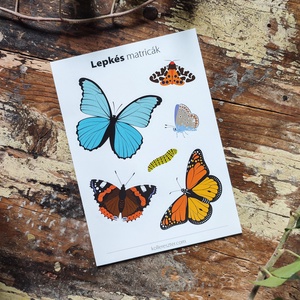 Matricaív (A6-os) � Lepkés - kellékek & szerszámok - dekorációs kellékek - matricaív - Meska.hu