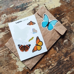 Matricaív (A6-os) � Lepkés - kellékek & szerszámok - dekorációs kellékek - matricaív - Meska.hu