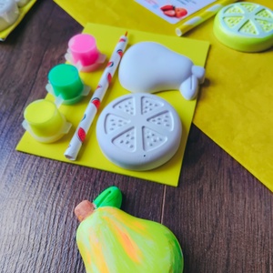 Mini Neon Smoothie - festhető gipszfigurák neon festékkel - diy (csináld magad) - egységcsomag - Meska.hu