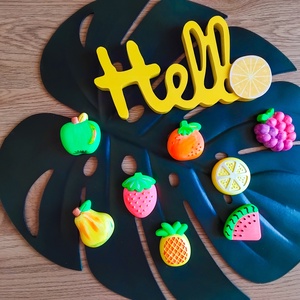 Mini Neon Smoothie - festhető gipszfigurák neon festékkel - diy (csináld magad) - egységcsomag - Meska.hu