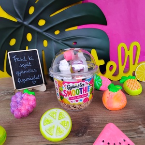 Gyümölcs Smoothie - Gyümölcsös festhető gipszfigurák mágnessel, DIY (Csináld magad), Egységcsomag, Gipszöntés, MESKA