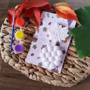 Mini szüret - mágneses festhető gipszfigurák - diy (csináld magad) - egységcsomag - Meska.hu