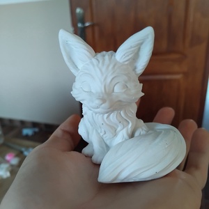 Ravaszdi Róka - festhető 3D rókás gipszfigura - diy (csináld magad) - egységcsomag - Meska.hu