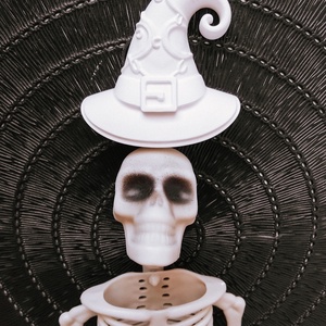 Boszisapka - világítós halloweeni festhető gipszfigura - otthon & életmód - dekoráció - halloween - halloweeni dekoráció - Meska.hu