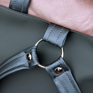 Kolorkka BASIC cipzáros hátizsák, sötét szürke-rosegold -  - Meska.hu