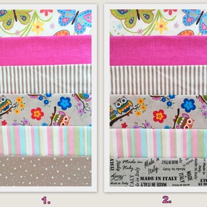 Gyerek méretű, vidám színű, süppedős patchwork babzsákfotel - rózsaszín, klasszikus formájú babzsák gyerekeknek - otthon & életmód - bútor - babzsákfotel - Meska.hu