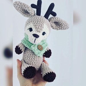 Réni, Horgolt karácsonyi rénszarvas - Meska.hu