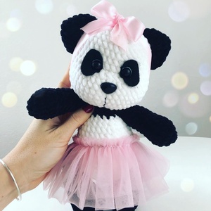 Plüss panda maci - Meska.hu