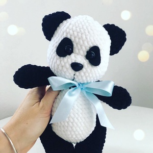 Plüss panda maci - játék & sport - plüssállat & játékfigura - maci - Meska.hu