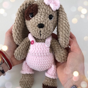 Kantáros kutyus  - játék & sport - plüssállat & játékfigura - kutya - Meska.hu