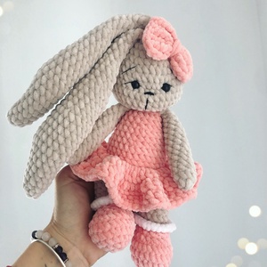 Névre szóló plüss nyuszi - Meska.hu