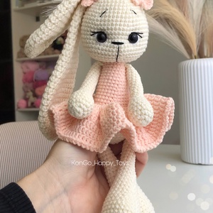 Hosszú fülű balerina nyuszi - Meska.hu