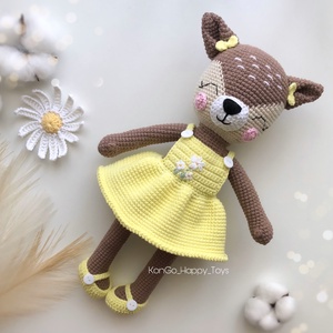 Horgolt őzike  - Meska.hu