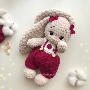 Horgolt nyuszi, Játék & Sport, Plüssállat & Játékfigura, Nyuszi, Horgolás, MESKA