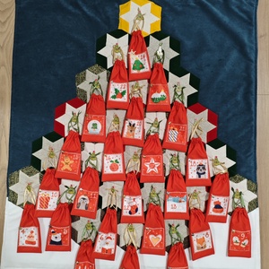 Örök adventi naptár zsákokkal - Meska.hu