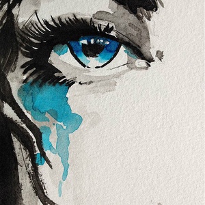 Pillanat akvarell festmény (Eredeti) - művészet - festmény - akvarell - Meska.hu