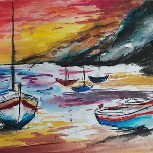 Kikötő (Eredeti alkotás) - Meska.hu