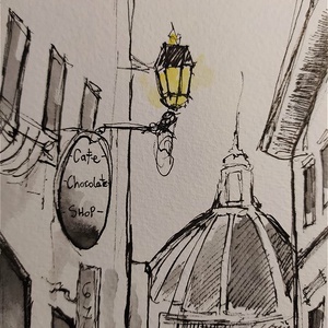 Eső után (Eredeti alkotás) - művészet - festmény - akvarell - Meska.hu