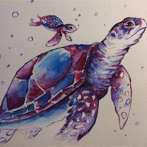 Útra fel! (Eredeti festmény) - Meska.hu