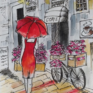 Séta Párizsban(Eredeti alkotás) - Meska.hu