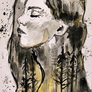 A képzelet határa  - művészet - festmény - akvarell - Meska.hu