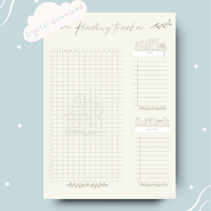 Egyszerű, virágos reading tracker, olvasásvezető könyvmolyoknak - Meska.hu