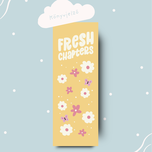 Fresh chapters könyvjelző könyvmolyoknak, Művészet, Grafika & Illusztráció, Egyéb rajzok, Fotó, grafika, rajz, illusztráció, MESKA