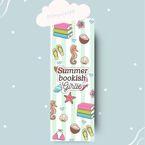Summer bookish girly könyvjelző könyvmolyoknak - Meska.hu