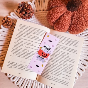 Bookish ghoul könyvjelző könyvmolyoknak, Művészet, Grafika & Illusztráció, Egyéb rajzok, Fotó, grafika, rajz, illusztráció, MESKA