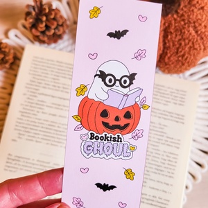 Bookish ghoul könyvjelző könyvmolyoknak - művészet - grafika & illusztráció - egyéb rajzok - Meska.hu
