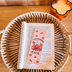 Cozy reading season könyvjelző könyvmolyoknak - Meska.hu