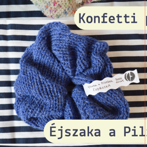 Kötött scrunchie hajgumi - ruha & divat - hajdísz & hajcsat - hajgumi - Meska.hu