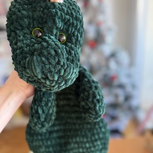 Horgolt plüss dinoszaurusz - játék & sport - plüssállat & játékfigura - plüss dínók - Meska.hu