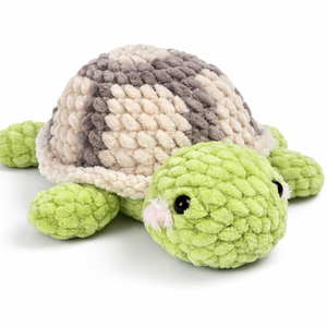Horgolt teknős plüss - Meska.hu