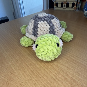 Horgolt teknős plüss - játék & sport - plüssállat & játékfigura - teknős - Meska.hu