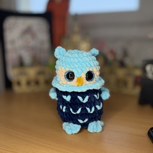 Horgolt plüss bagoly - játék & sport - plüssállat & játékfigura - bagoly - Meska.hu