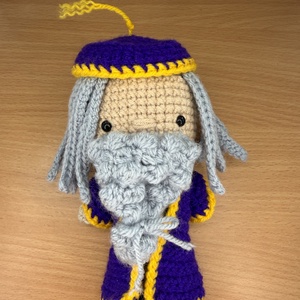 Horgolt Dumbledore figura - játék & sport - plüssállat & játékfigura - más figura - Meska.hu