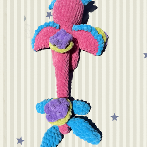 Puha Zsenília Vízi Sárkány � Horgolt kabala (20-25 cm) - játék & sport - plüssállat & játékfigura - plüss sárkány - Meska.hu